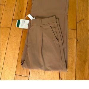 Halara Chic Tan Pleated Pants